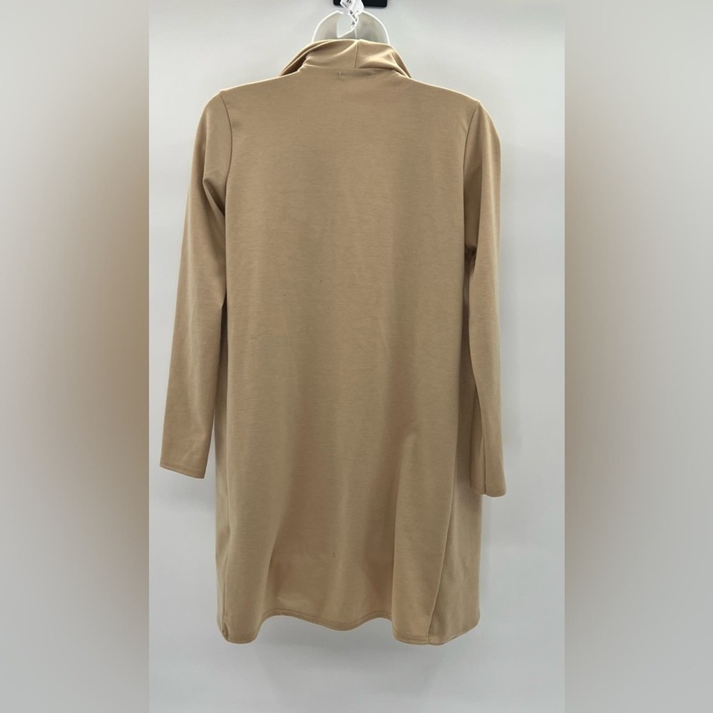 Boohoo Camel Waterfall Jacket Size 2 - Picture 5 of 6